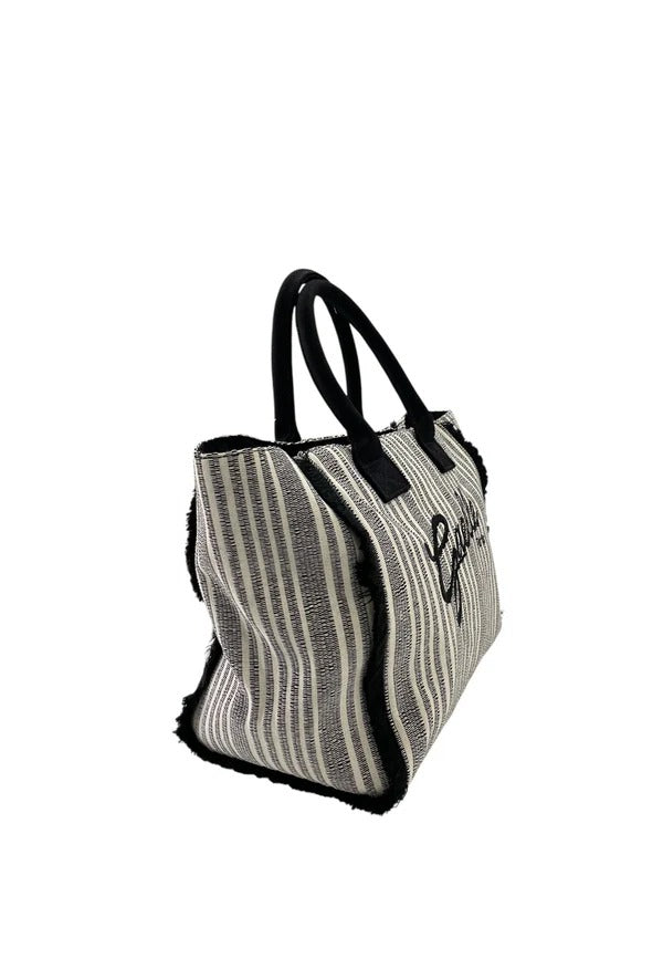 GAELLE PARIS MAXI SHOPPER Firma Logo-Nero