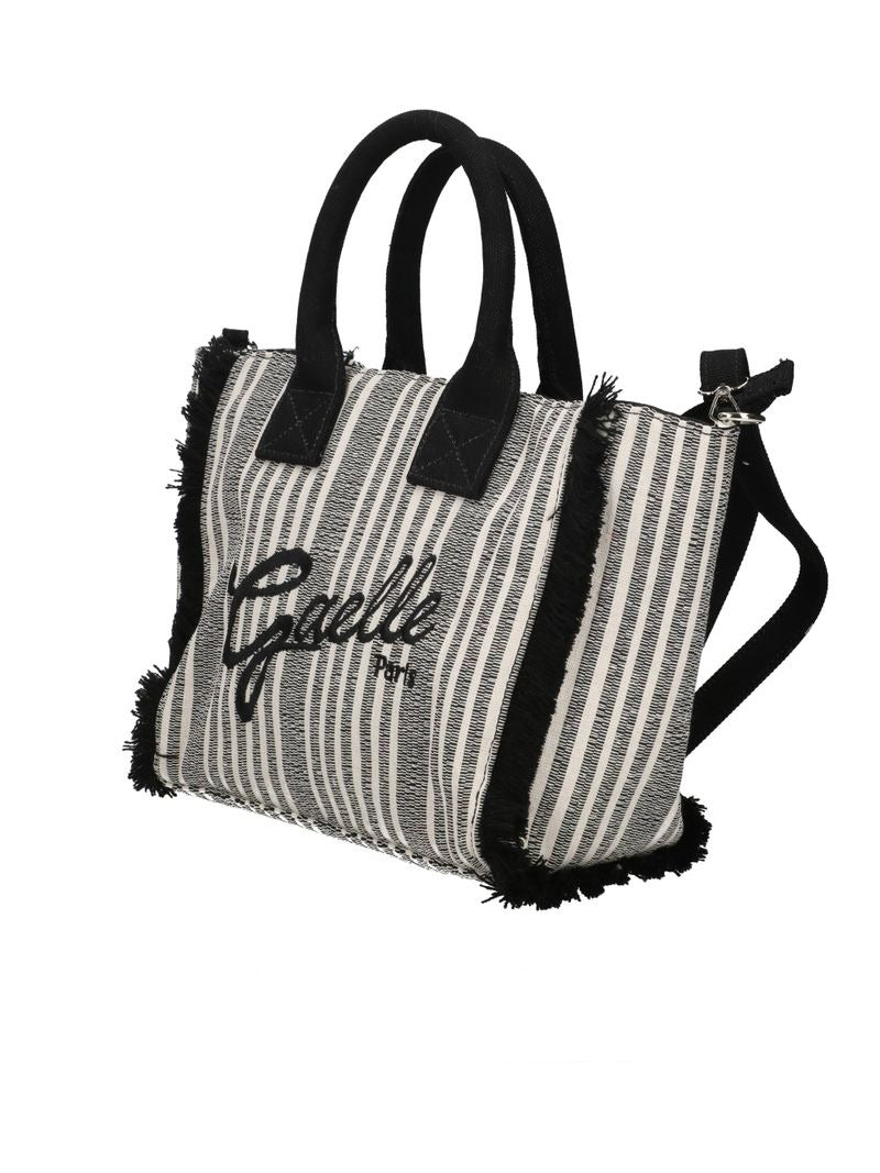 GAELLE PARIS MAXI SHOPPER Firma Logo-Nero