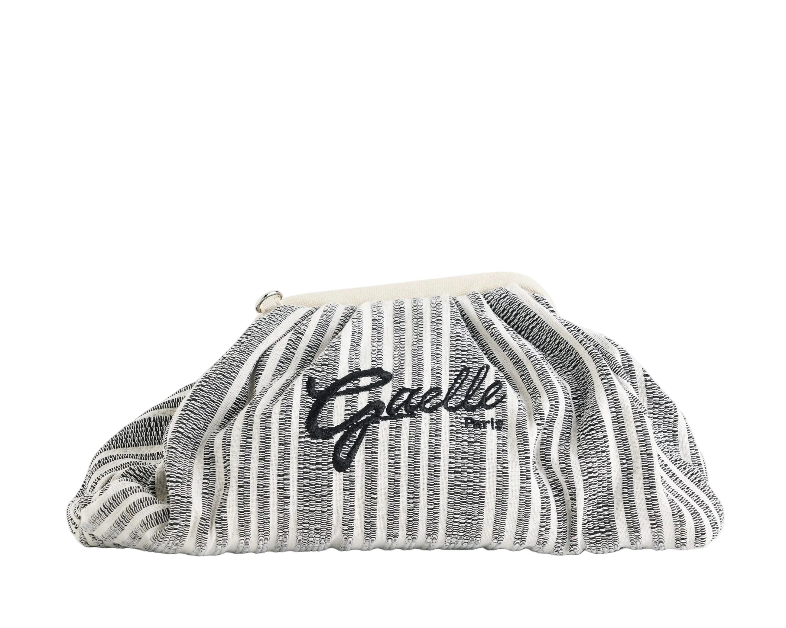 GAELLE PARIS MAXI POCHETTE Firma Logo-Nero