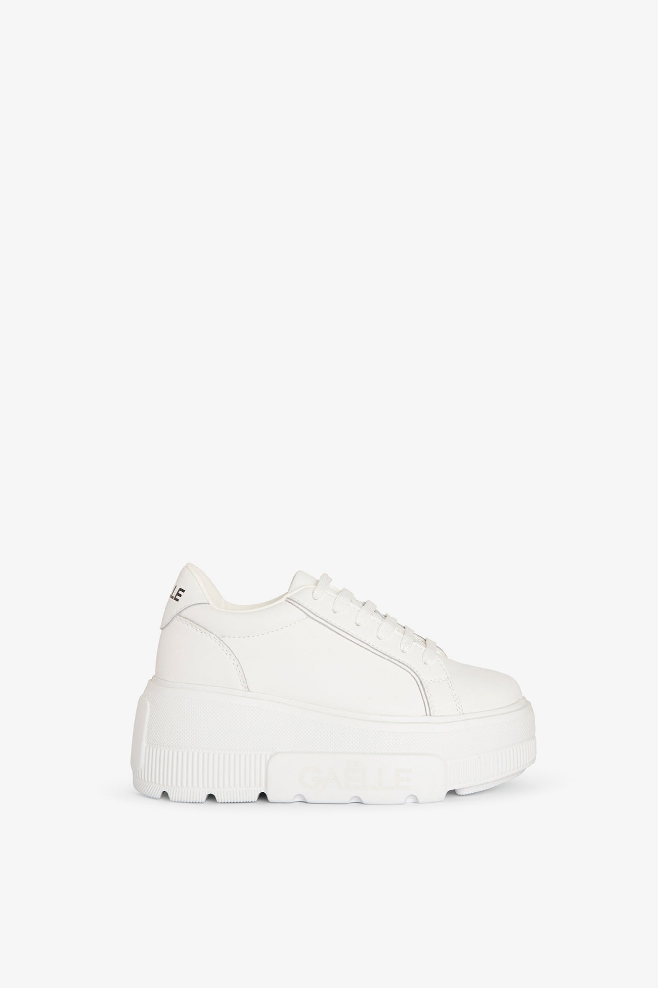 GAELLE PARIS Sneaker Donna Addict Platform-Bianco