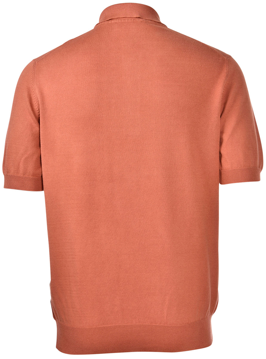 GRAN SASSO Polo Uomo TENNIS Cotone-Marrone