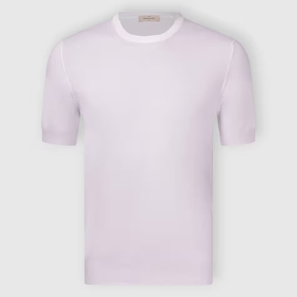 GRAN SASSO T-Shirt Uomo Cotone Organico-Bianco