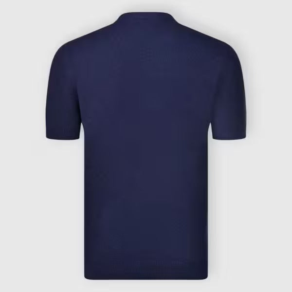 GRAN SASSO T-Shirt Uomo Maglia Cotone Bouclé-Blu