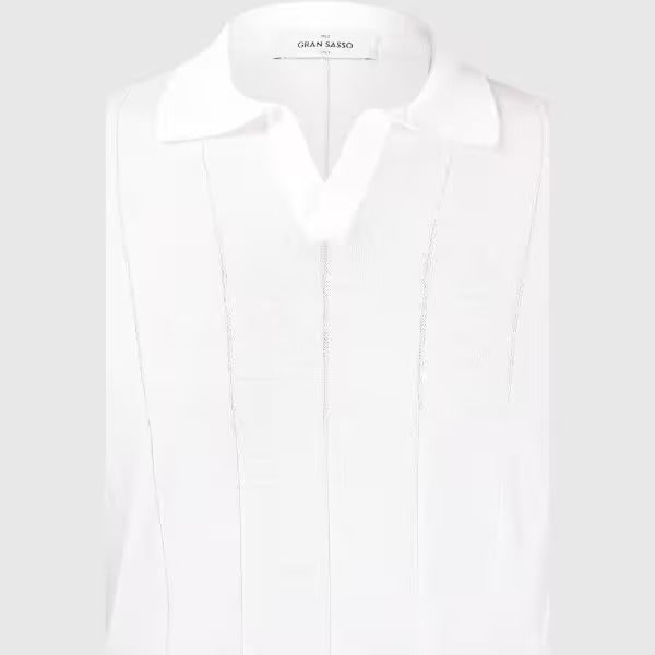 GRAN SASSO Polo Uomo Skipper Coste-Bianco