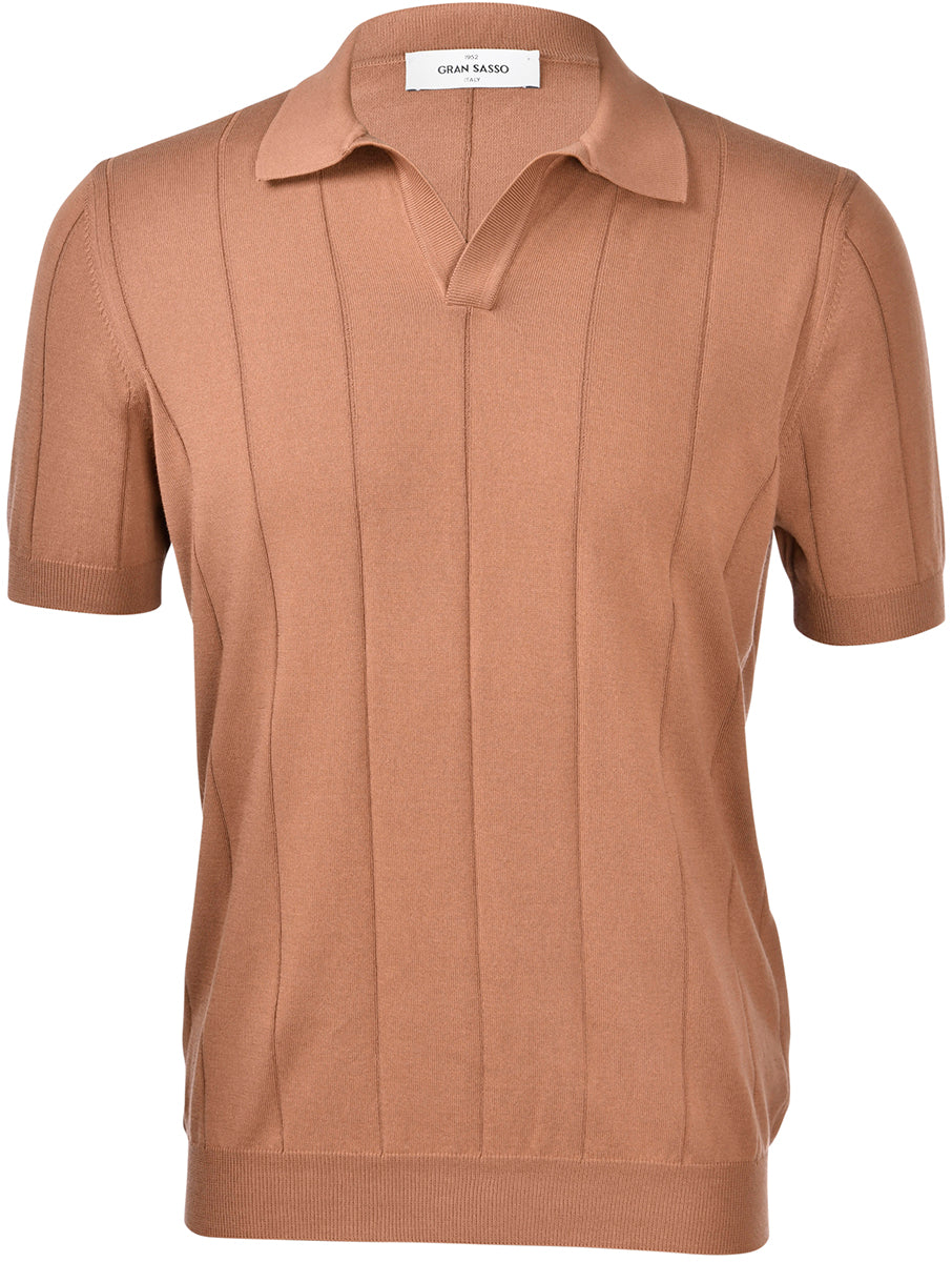 GRAN SASSO Polo Uomo Skipper Coste-Marrone