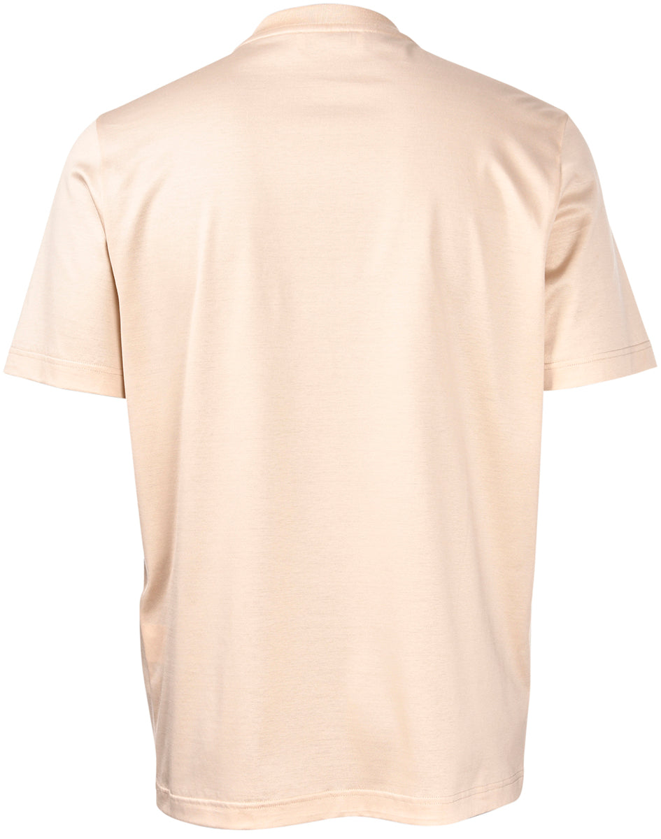 GRAN SASSO T-Shirt Uomo Girocollo Cotone-Beige