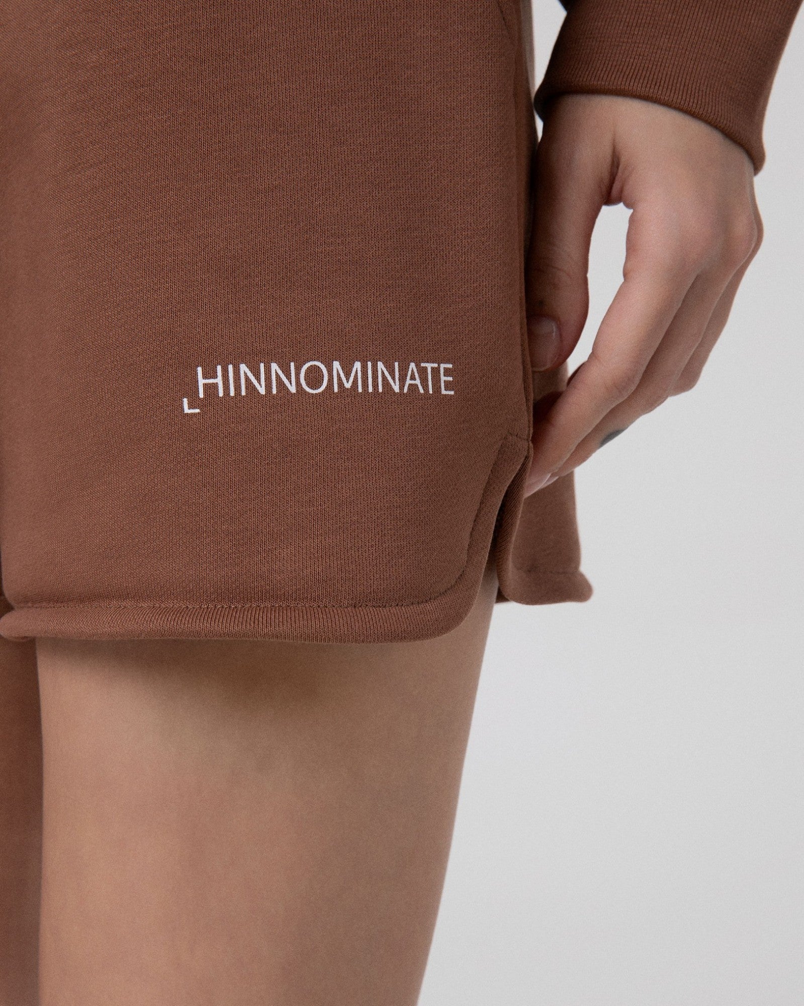 HINNOMINATE SHORTS Donna Felpa Cotone-Moka