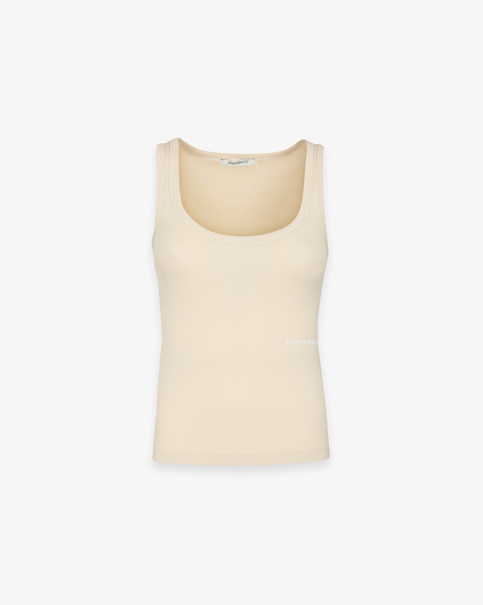 HINNOMINATE Canotta Donna Cotone Costine-Beige