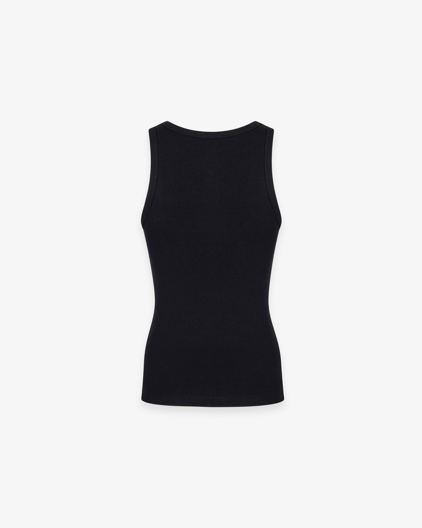 HINNOMINATE Canotta Donna Cotone Costine-Nero
