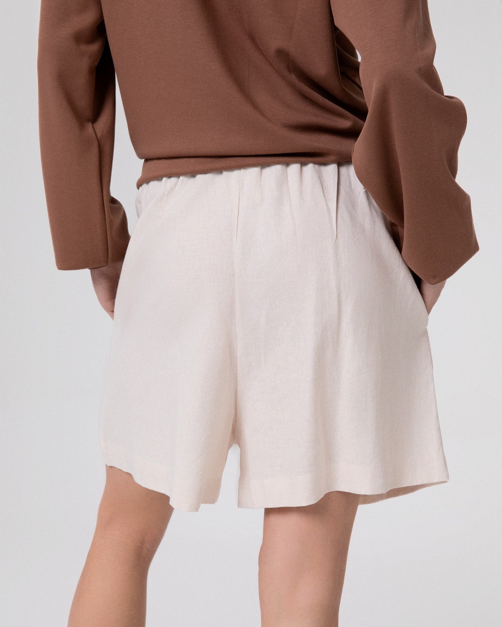 HINNOMINATE Shorts Donna Lino-Beige