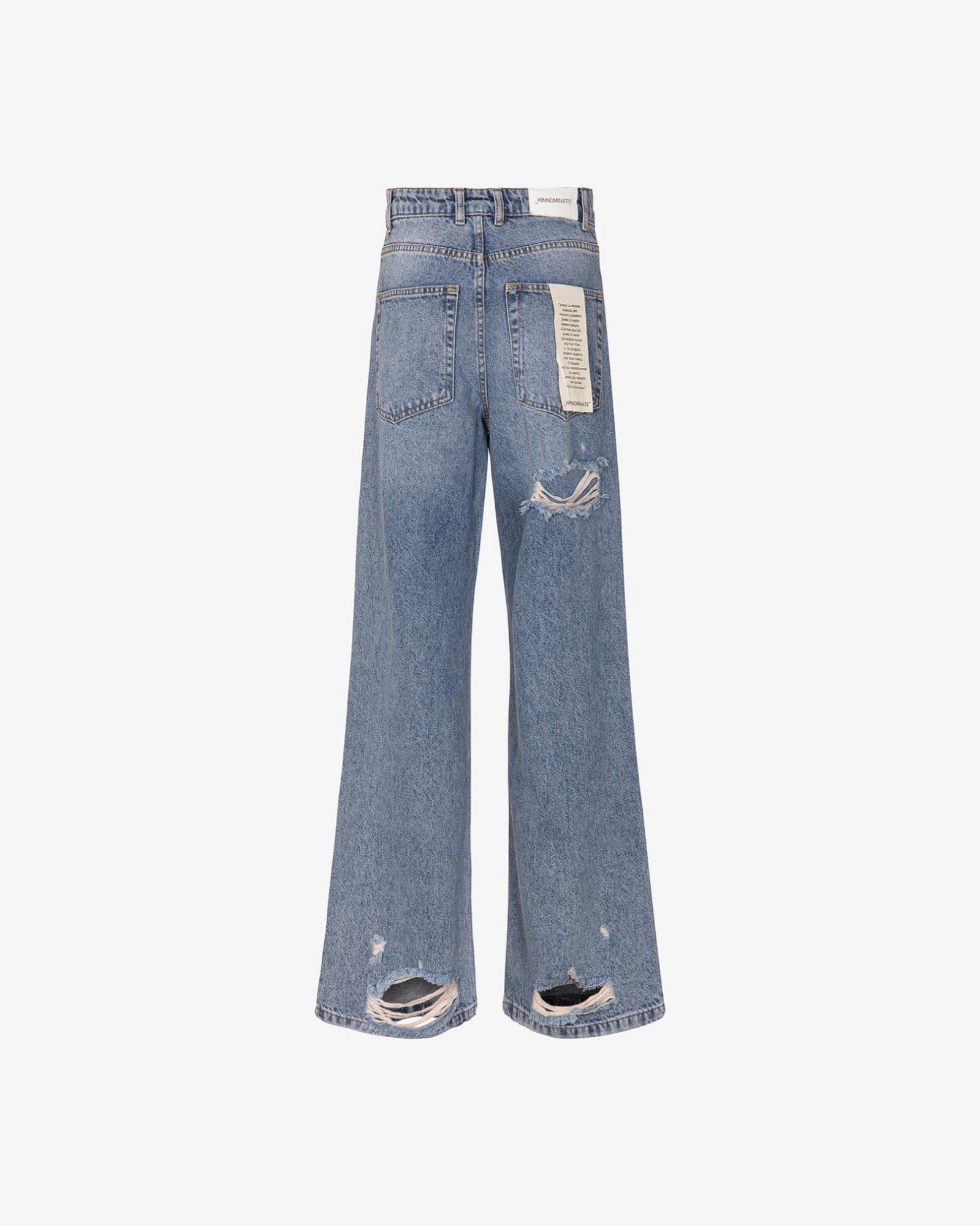 HINNOMINATE Jeans Donna Baggy Fit-Blu Chiaro