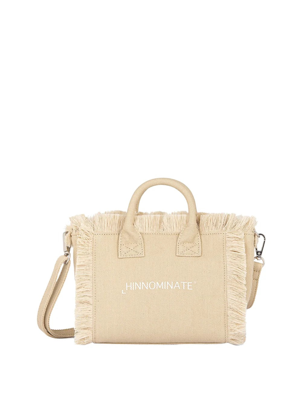 HINNOMINATE Borsa Canvas Piccola-Beige