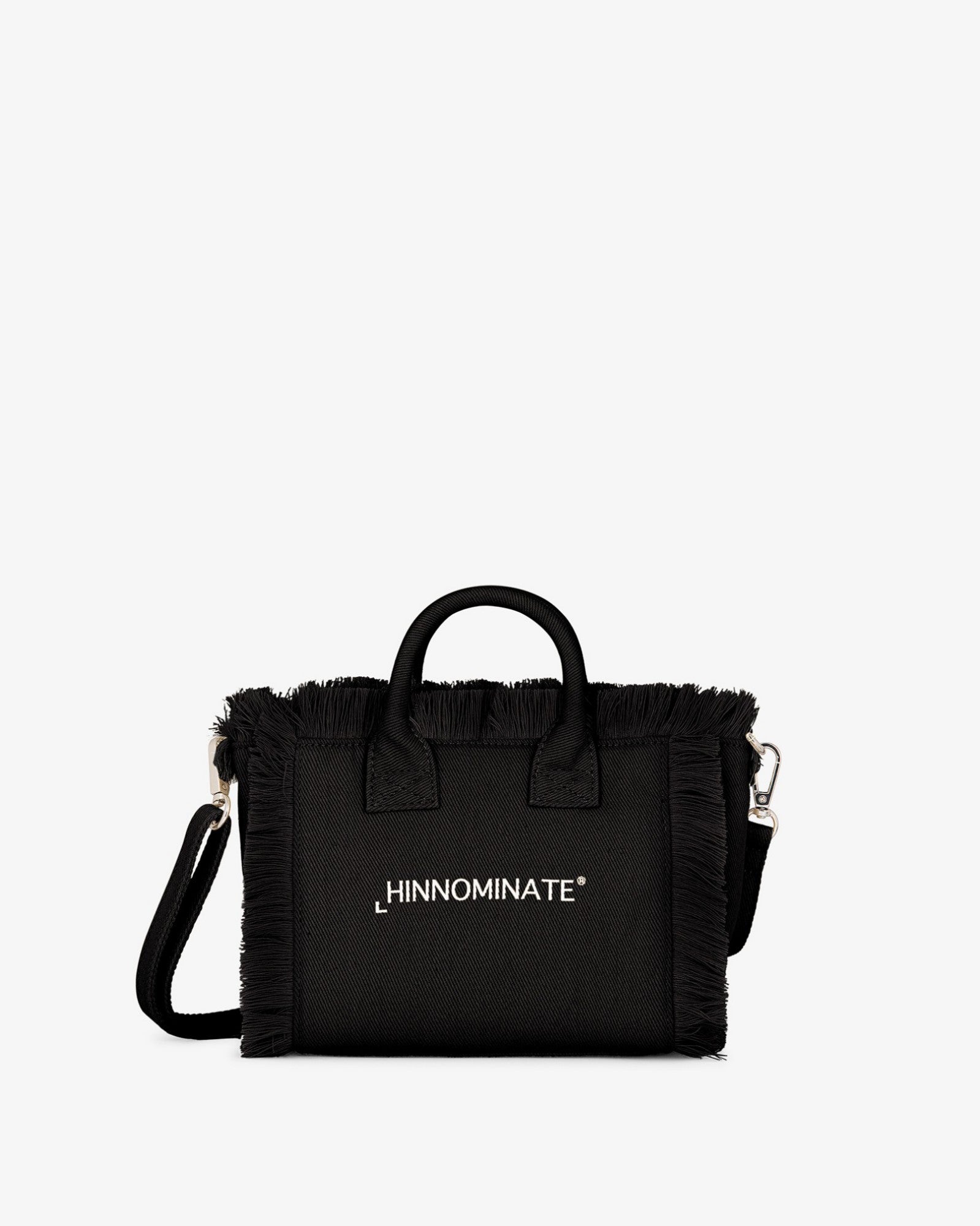 HINNOMINATE Borsa Canvas Piccola-Nero