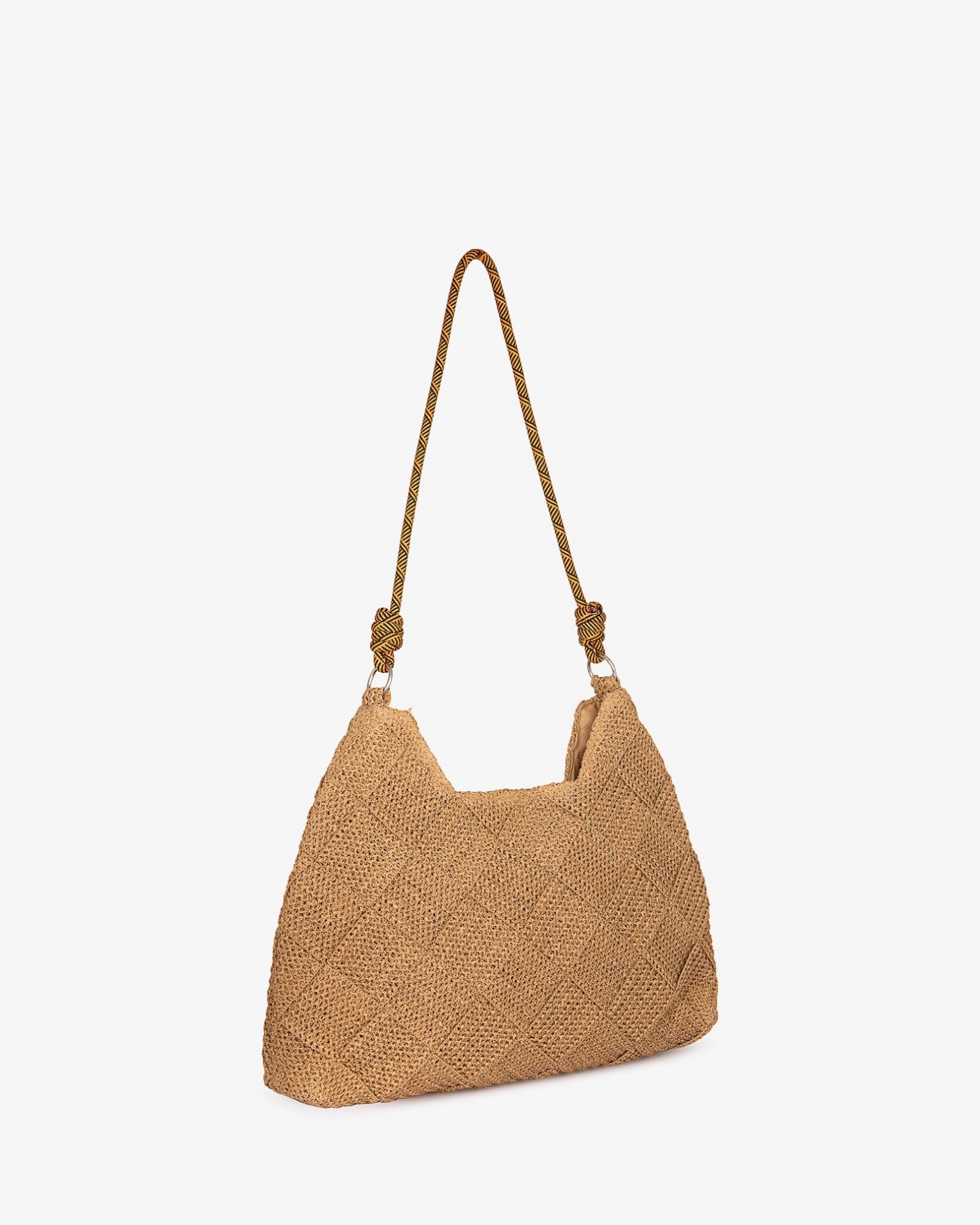 HINNOMINATE Borsa Raffia Grande-Naturale