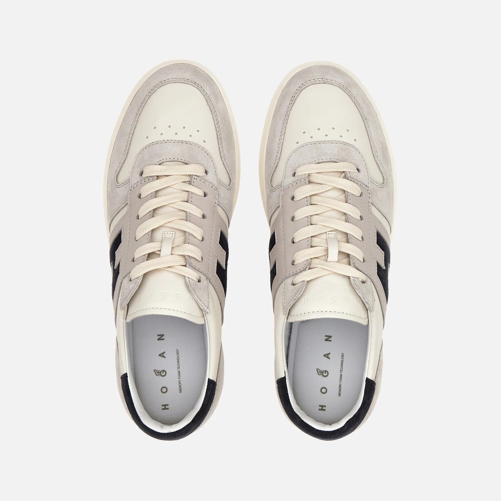 HOGAN Sneaker Uomo H-TV-Blu Avorio