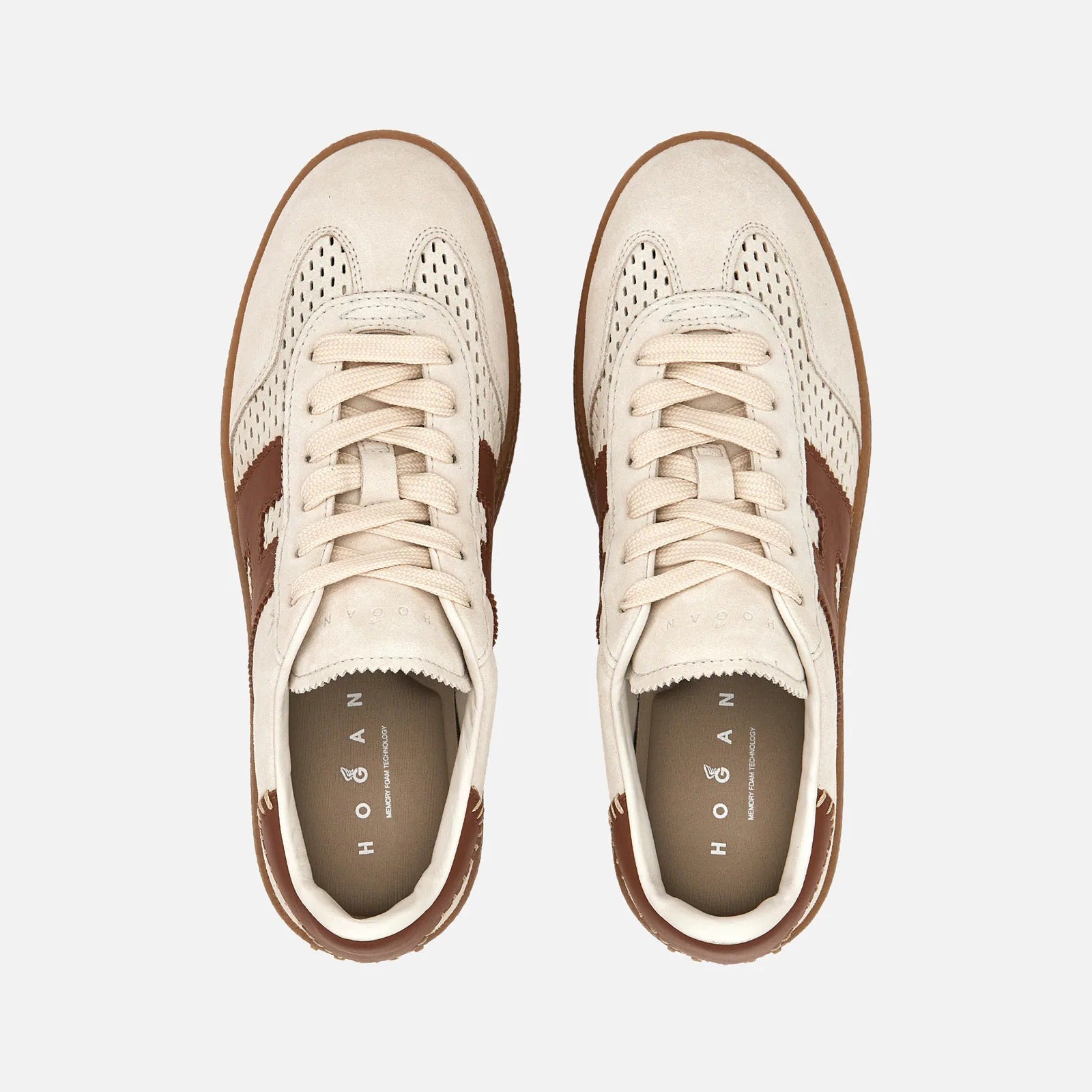 HOGAN Sneaker Donna Cool-Beige Marrone
