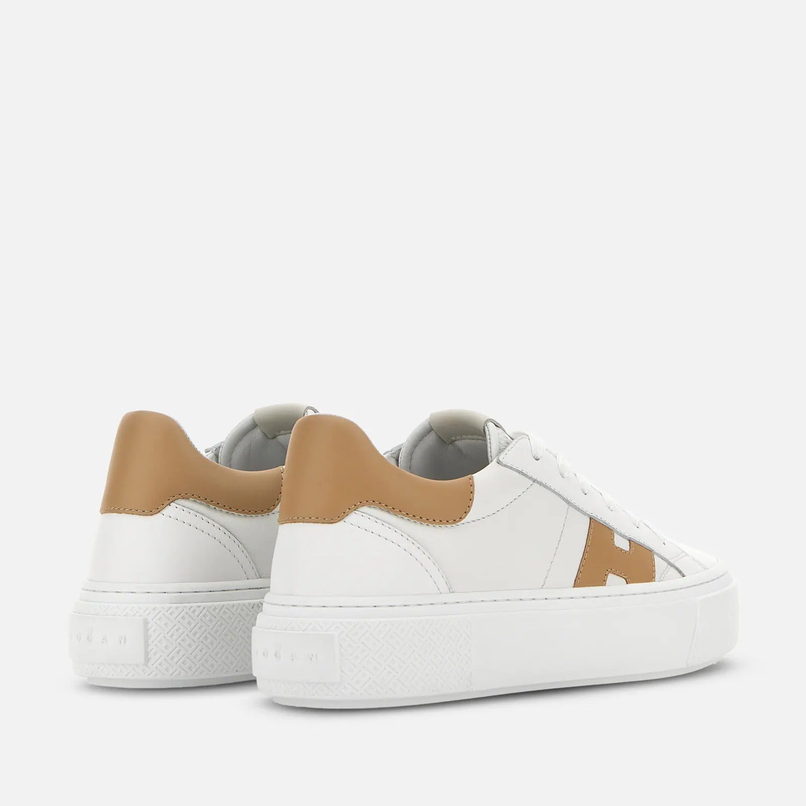 HOGAN Sneaker Donna Crosswind-Bianco Marrone