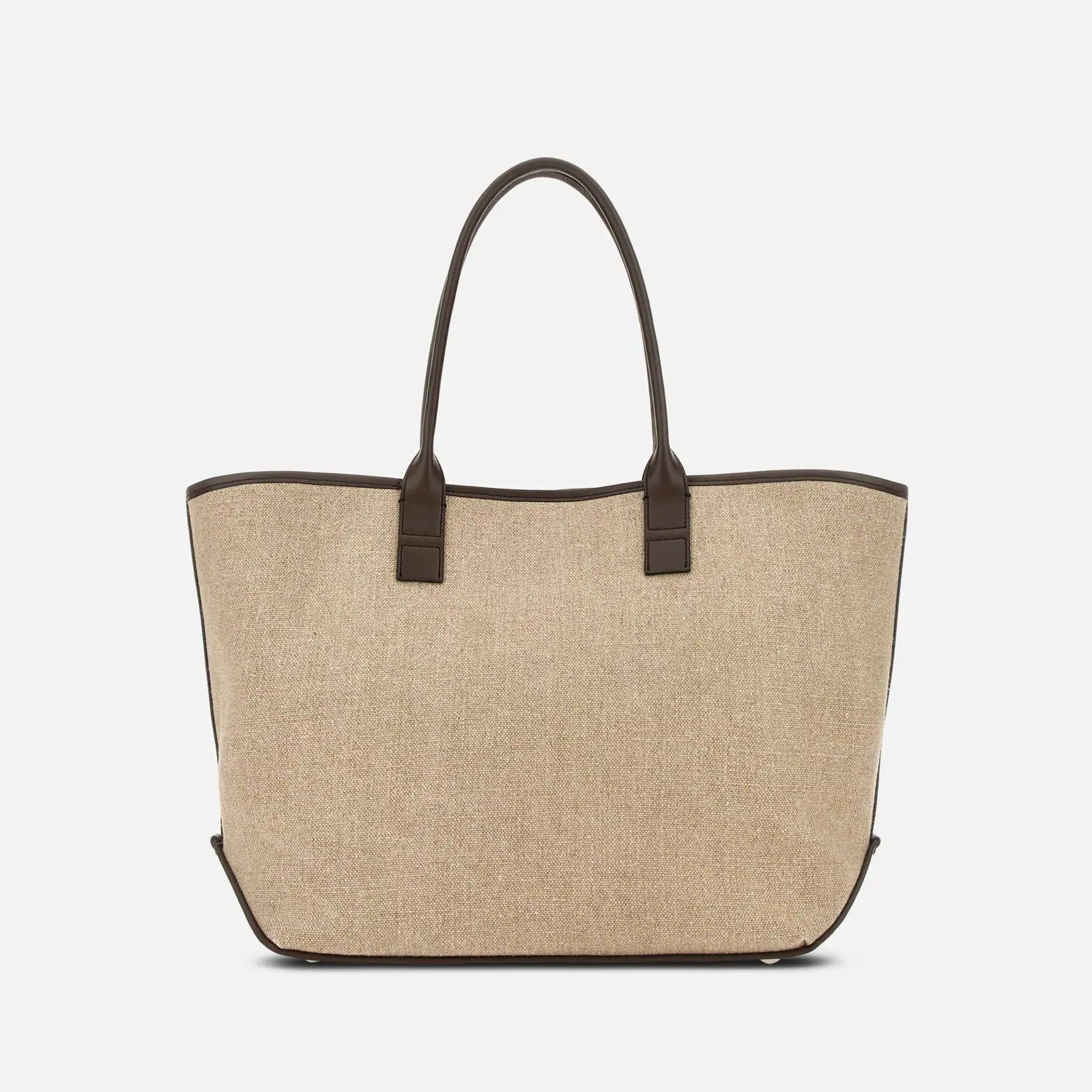 HOGAN Borsa Shopping Script Media-Avorio Marrone