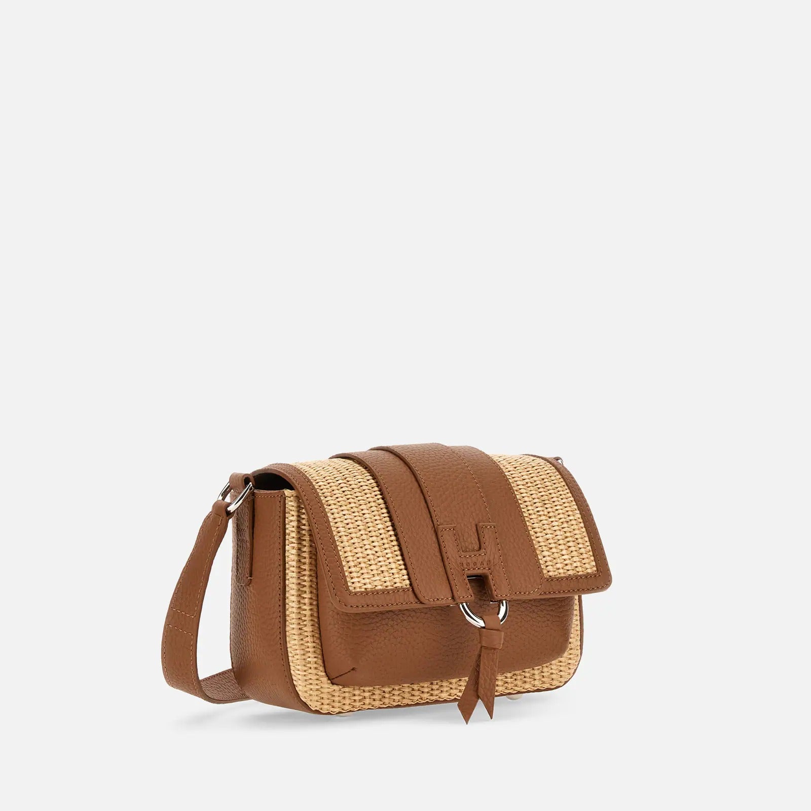HOHAN Borsa Flap Trend-Marrone