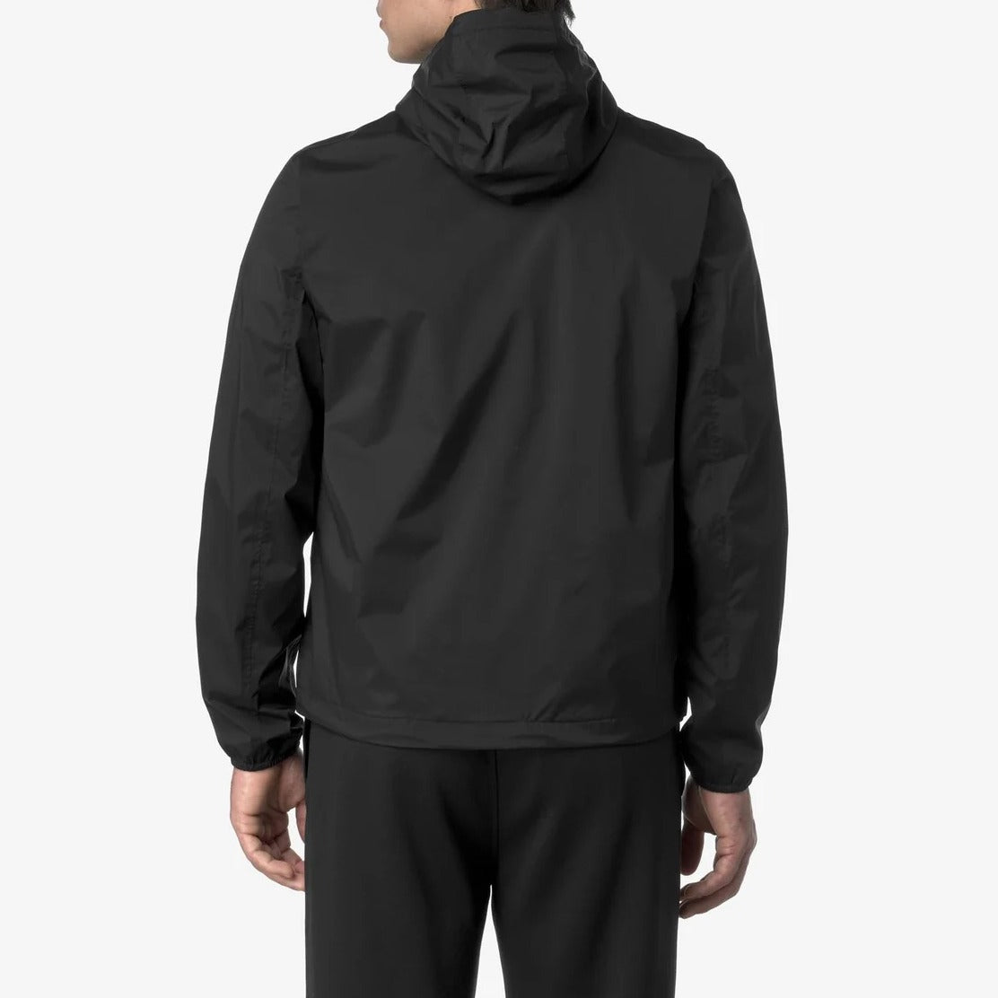 K-WAY Giubbino Uomo JACK STRETCH NYLON JERSEY-Black Pure
