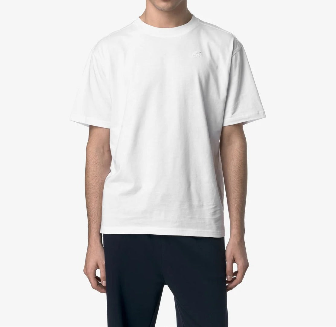 K-WAY T-Shirt Uomo SOLO JERSEY-White