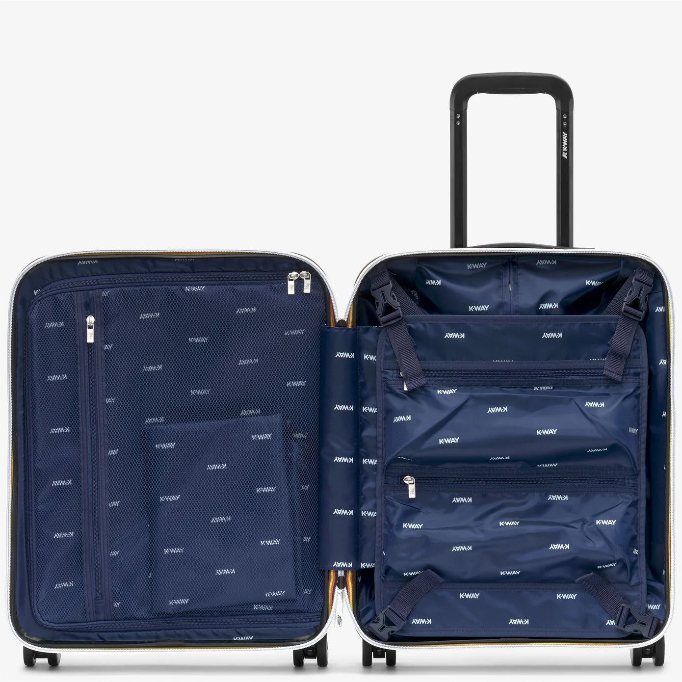 K-WAY Trolley EUDOXIE LOGO-Grey Med