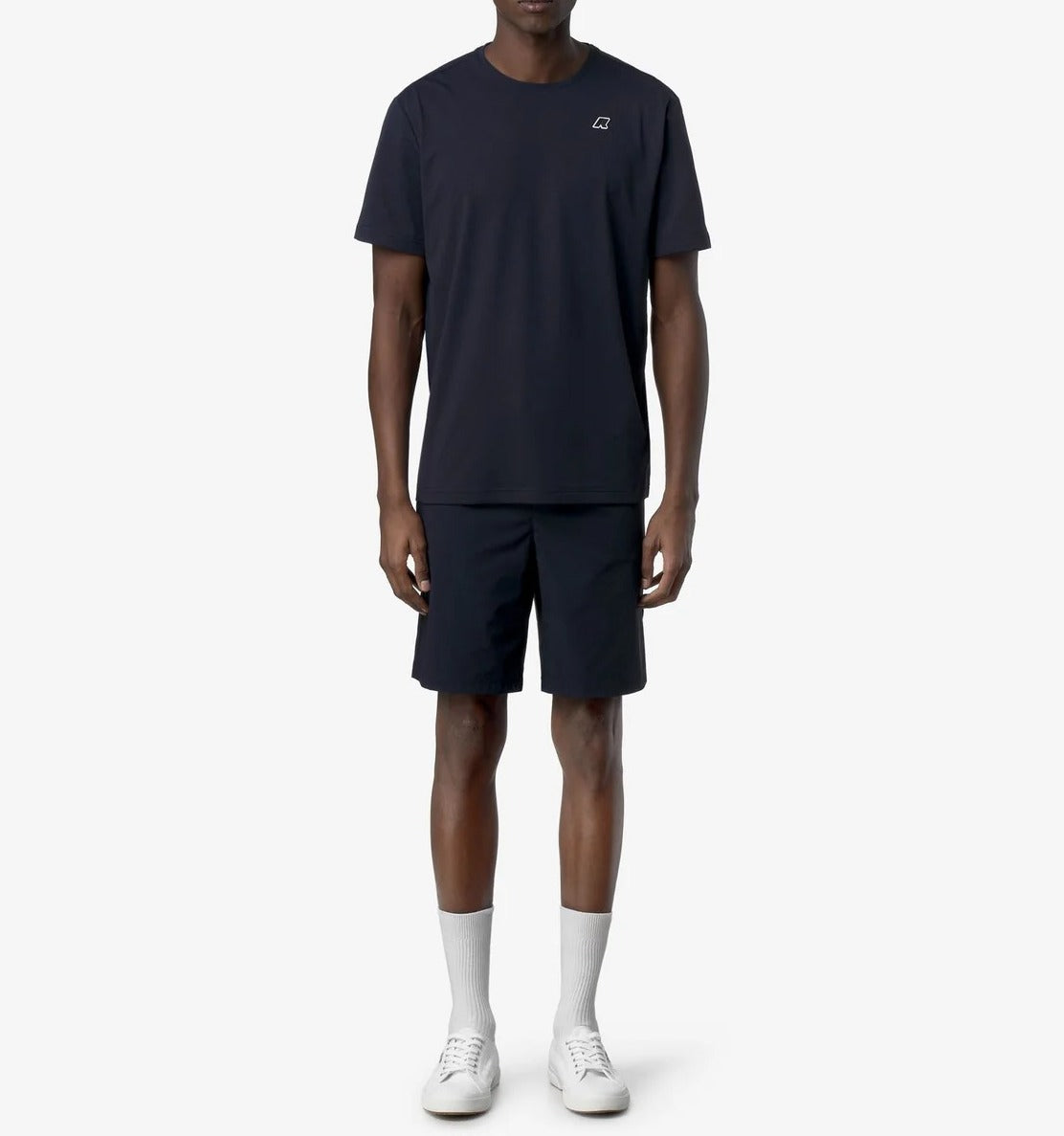 K-WAY T-Shirt Unisex SERGINE TRAVEL-Blue Depth