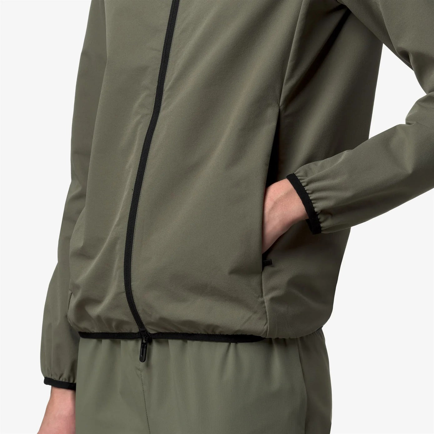 K-WAY Felpa Unisex JOURNEER TRAVEL-Green Lichen