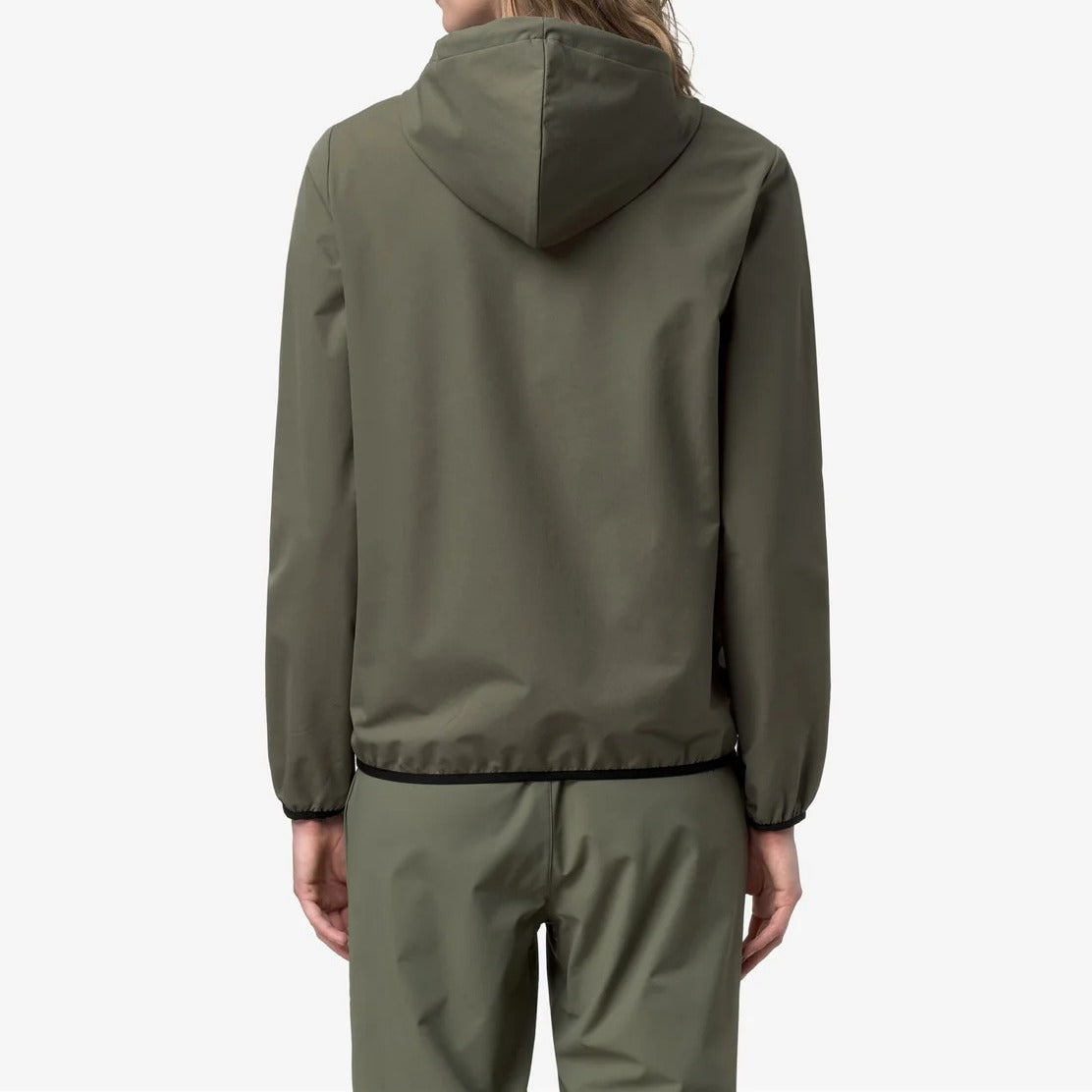 K-WAY Felpa Unisex JOURNEER TRAVEL-Green Lichen