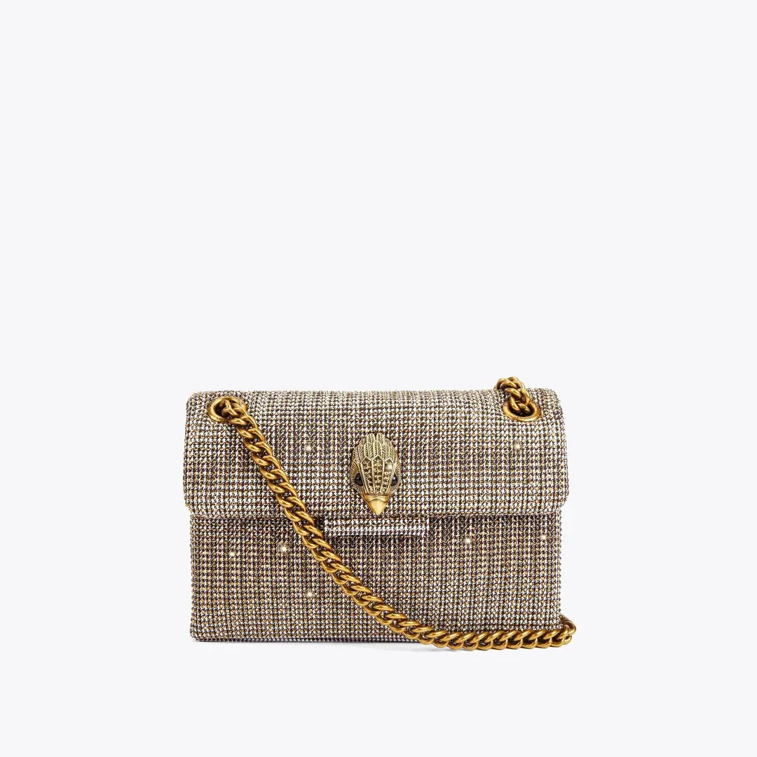 KURT GEIGER Borsa FABRIC MINI KENSINGTON-Beige