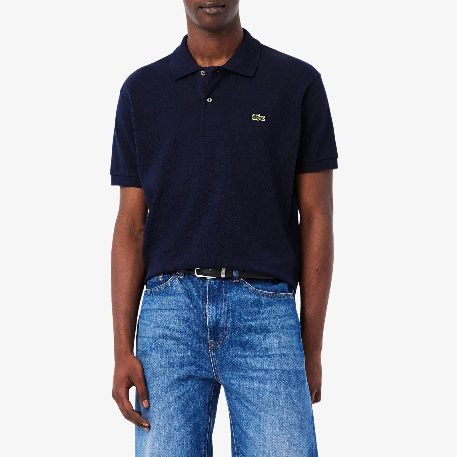 LACOSTE Polo Uomo L.12.12. Original-Blu Navy