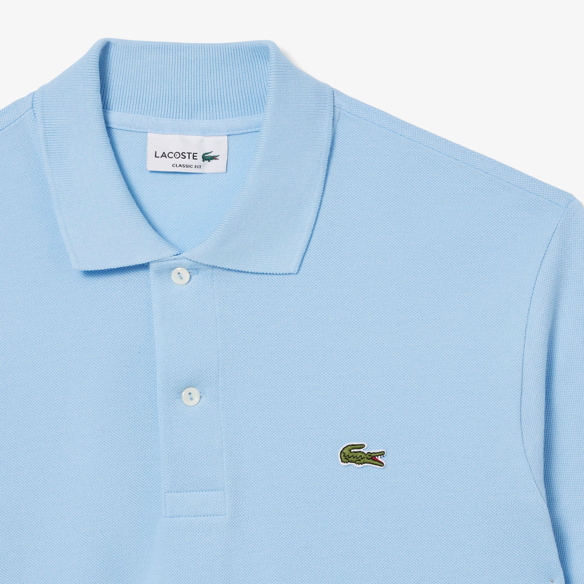 LACOSTE Polo Uomo L.12.12. Original-Blu Pastello