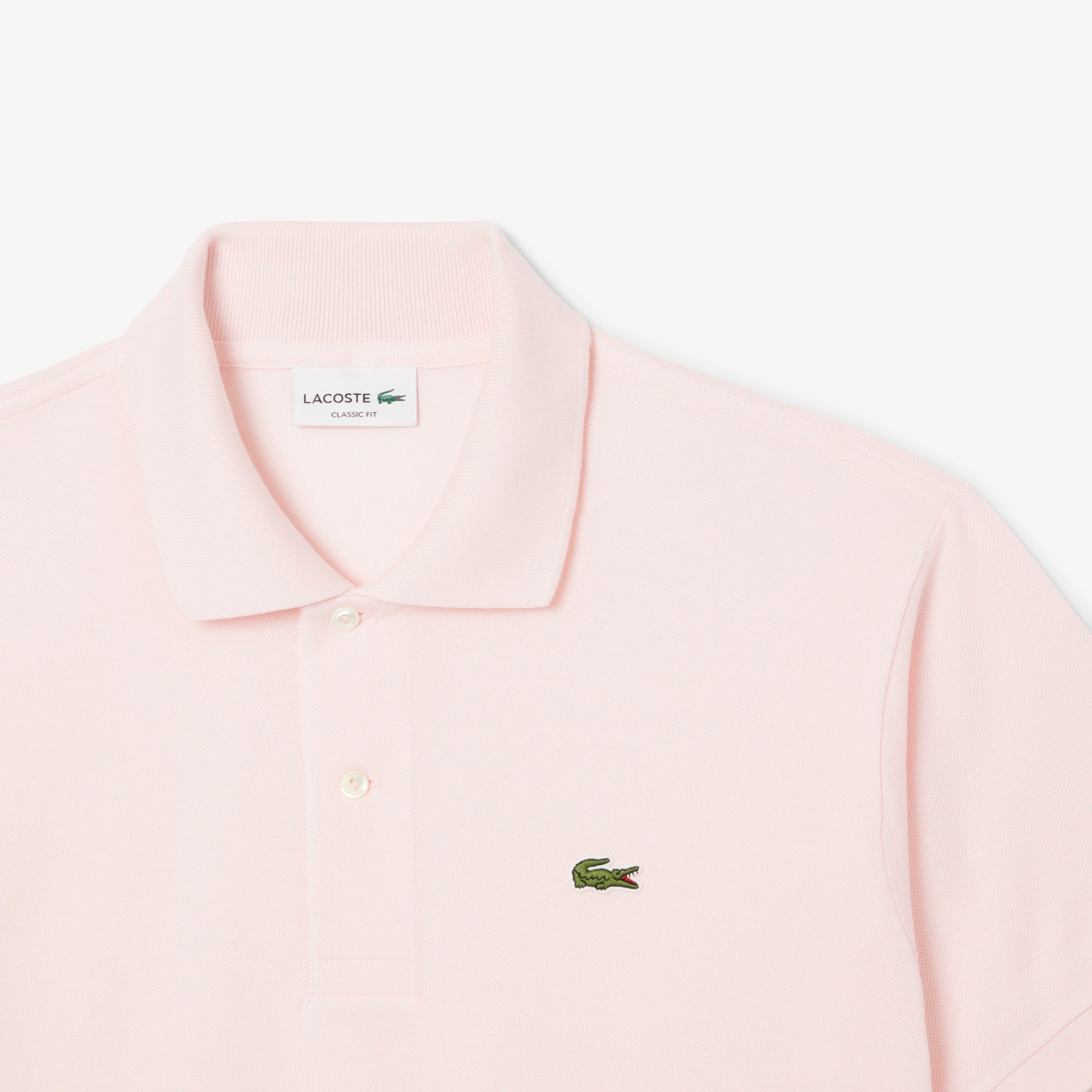 LACOSTE Polo Uomo L.12.12. Original-Rosa Chiaro
