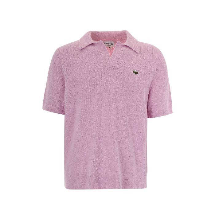 LACOSTE Polo Uomo Maglia Bouclé-Rosa