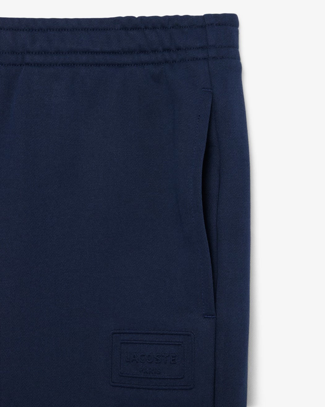LACOSTE Shorts Unisex Tessuto Felpato-Blu Navy