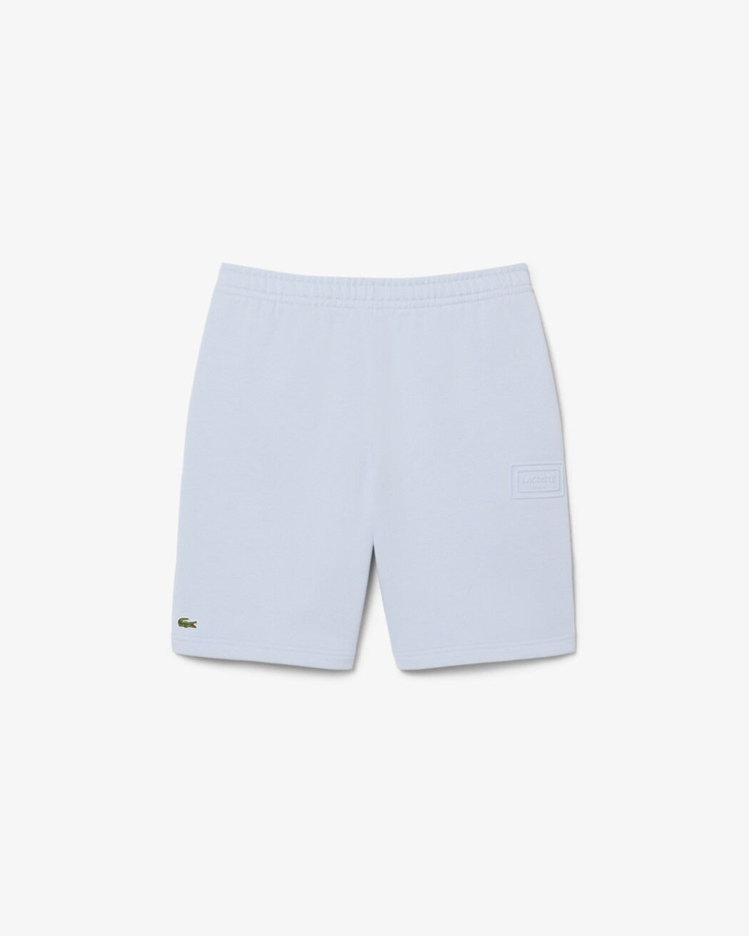 LACOSTE Shorts Unisex Tessuto Felpato-Blu Chiaro