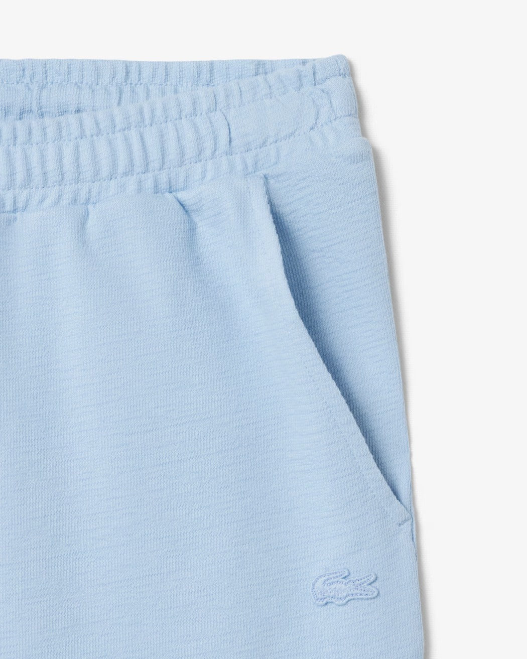 LACOSTE Shorts Uomo Jersey Cotone-Blu Chiaro