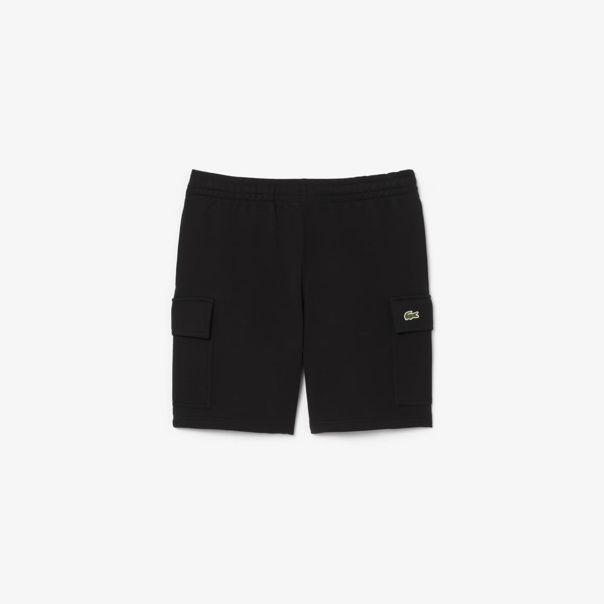 LACOSTE Shorts Uomo Cargo Cotone-Nero