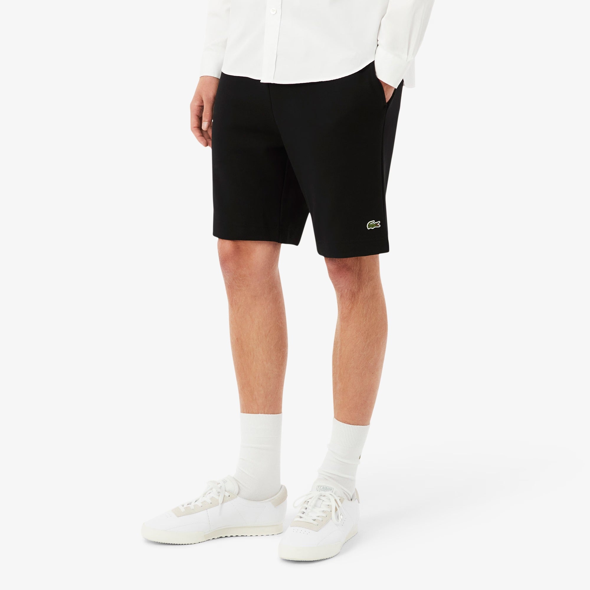 LACOSTE Shorts Uomo Cotone-Nero