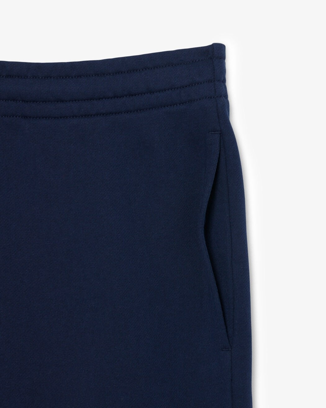 LACOSTE Shorts Uomo Tessuto Felpato Cotone-Blu Navy