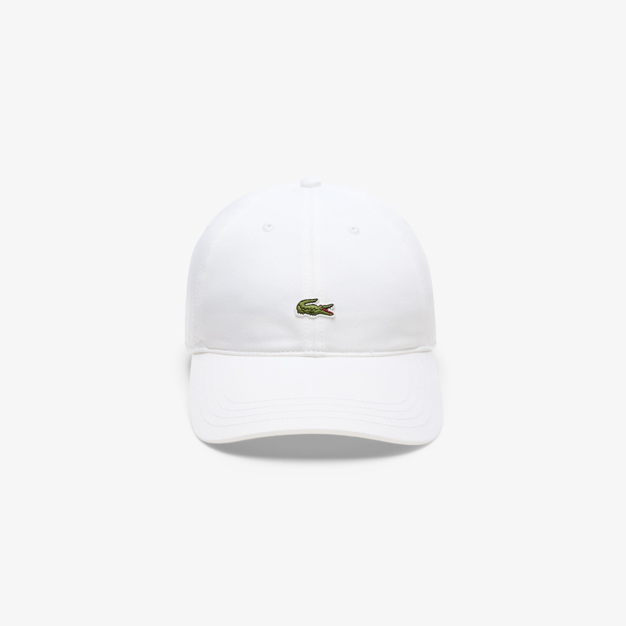 LACOSTE Cappello Baseball Unisex Twill-Bianco