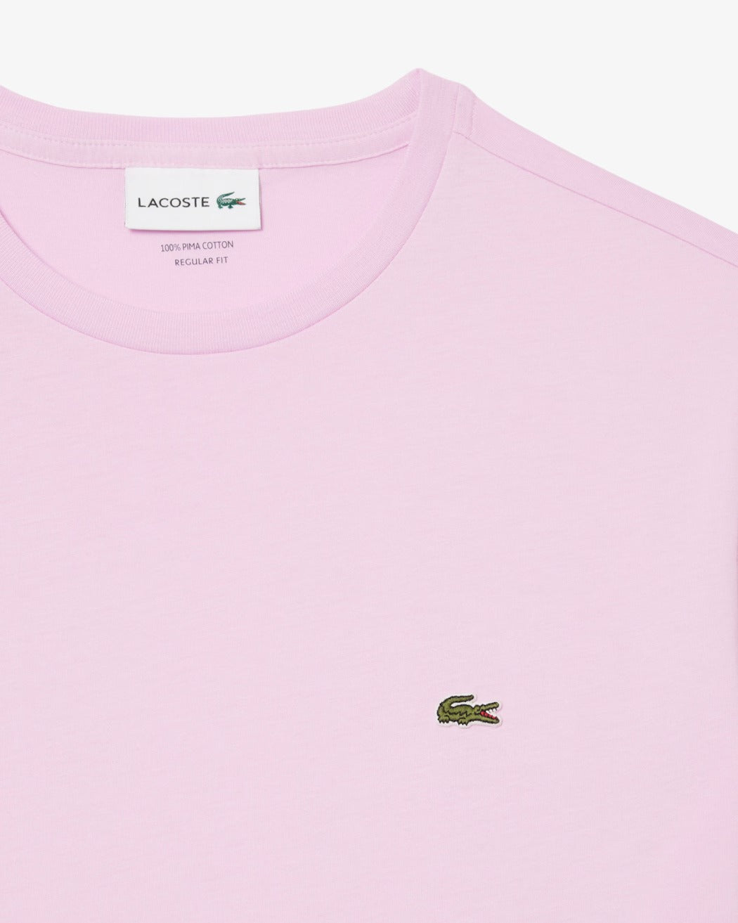 LACOSTE T-Shirt Uomo Cotone Pima-Rosa