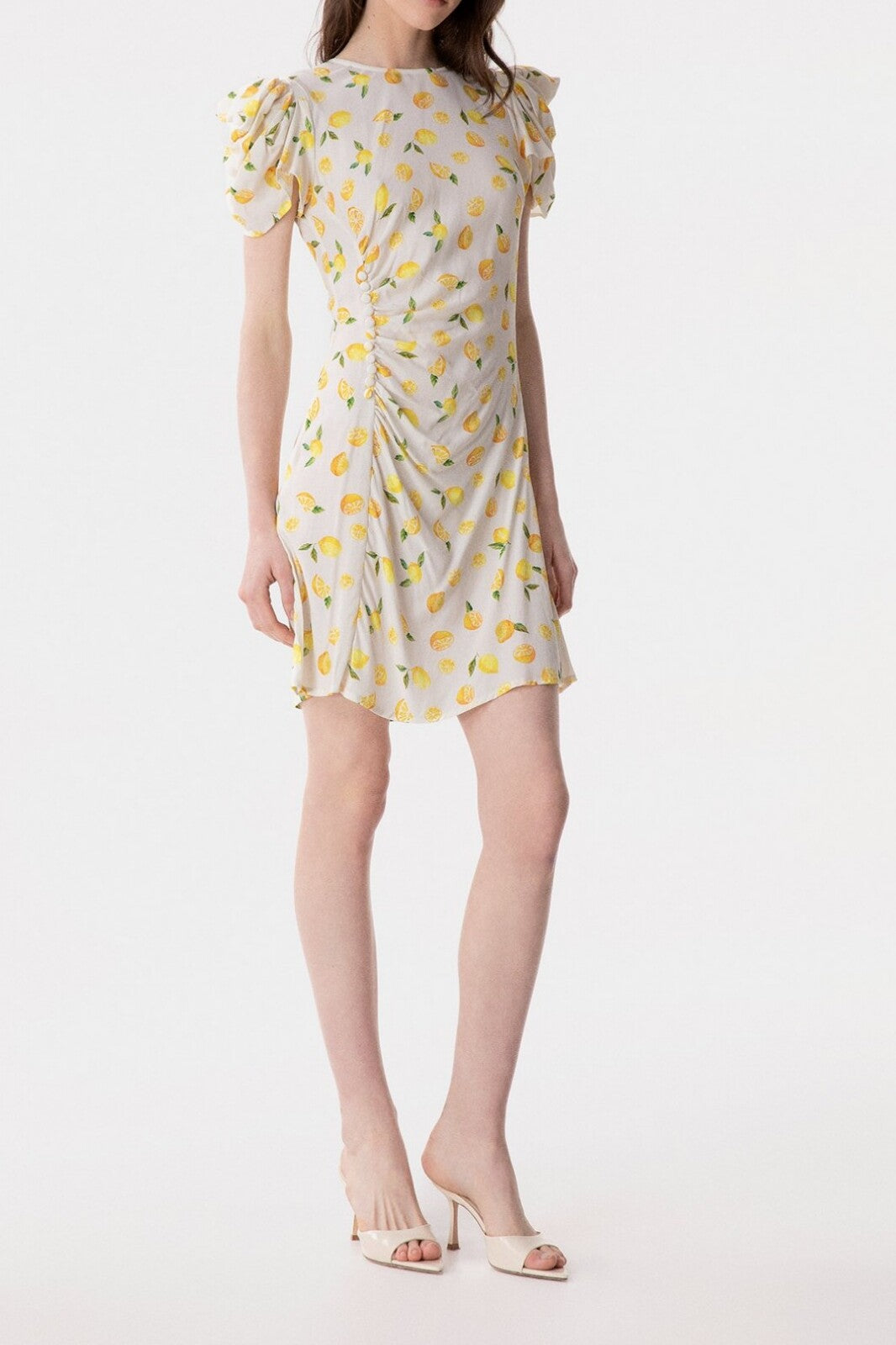 MAR DE MARGARITAS Abito Corto Karin-Citron Ecru