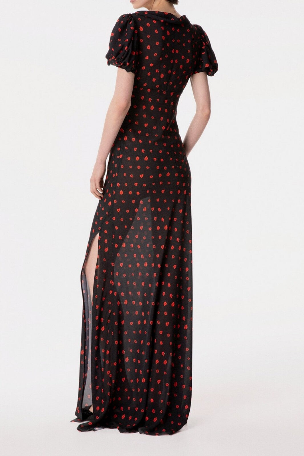 MAR DE MARGARITAS Abito Lungo Benedetta-Rose Nero