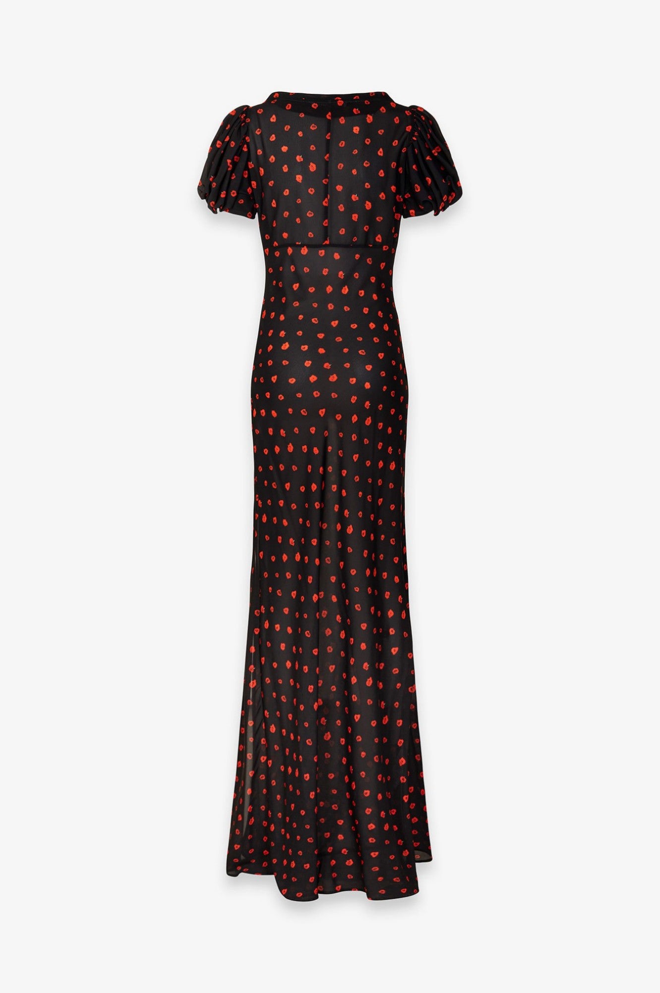 MAR DE MARGARITAS Abito Lungo Benedetta-Rose Nero