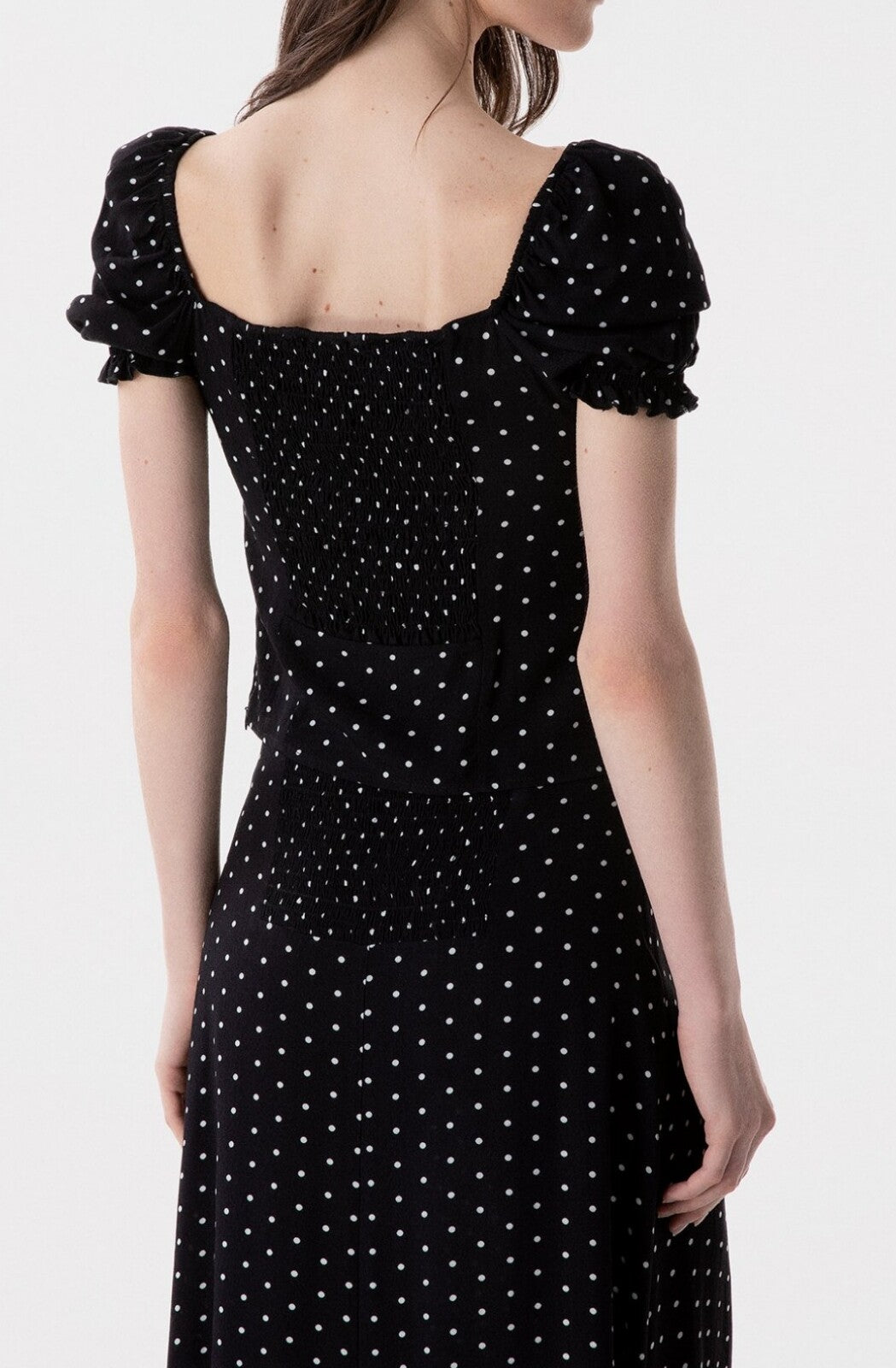 MAR DE MARGARITAS Top Letizia-Petitpois Nero