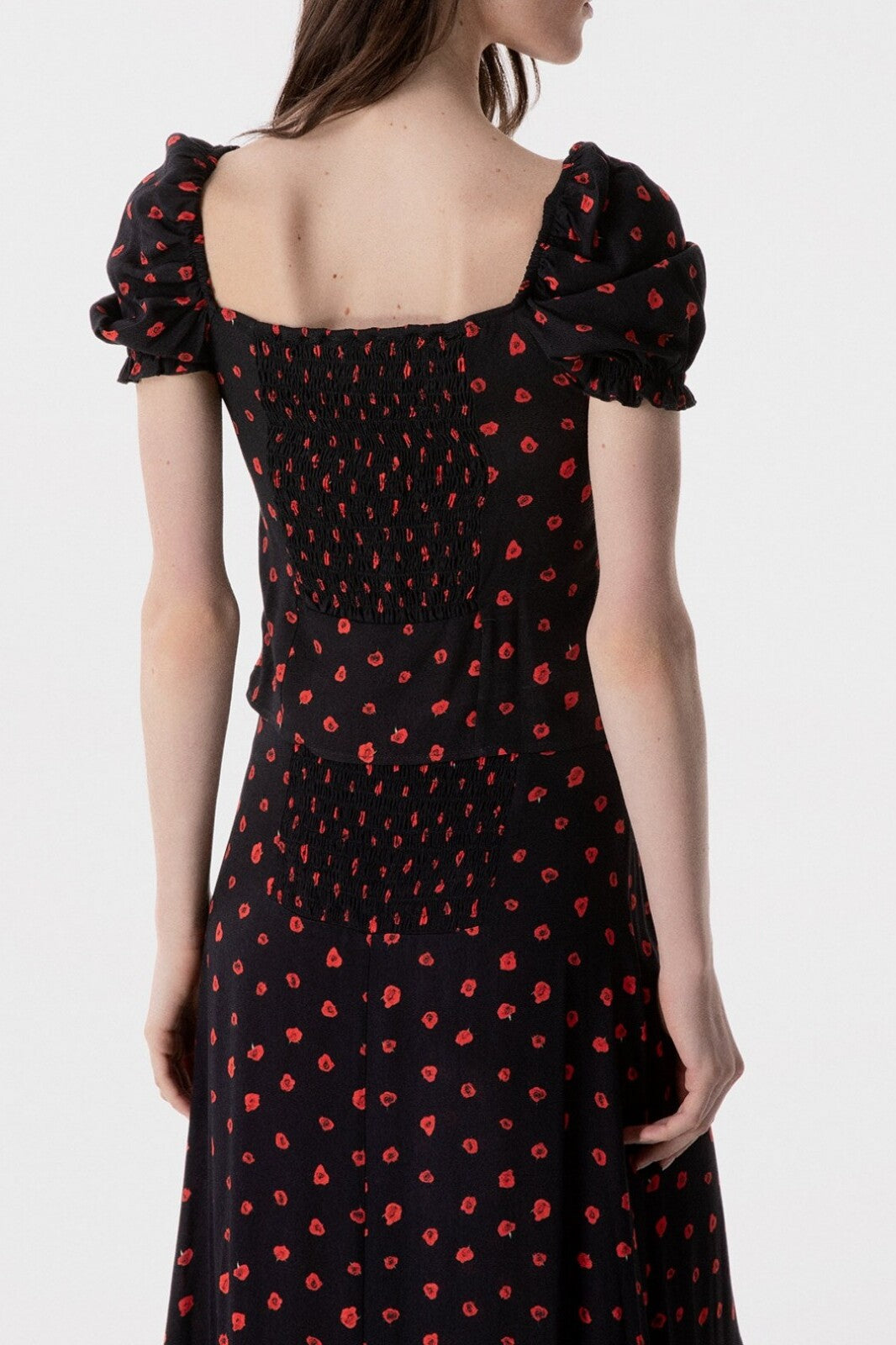 MAR DE MARGARITAS Top Letizia-Rose Nero