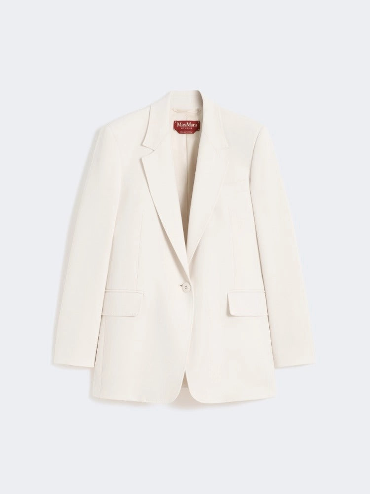 MAX MARA Blazer Bosco Monopetto Cady-Beige