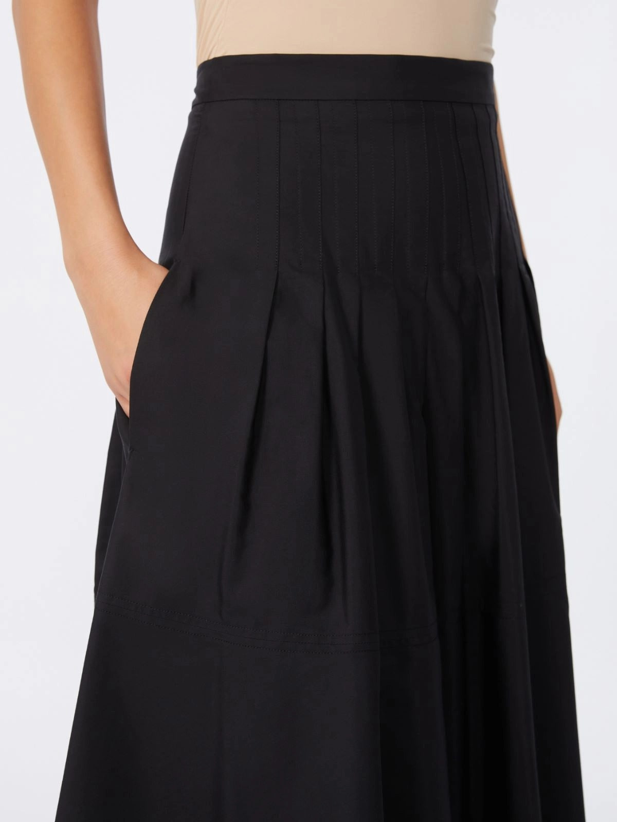 MAX MARA Gonna Lunga Opera-Nero
