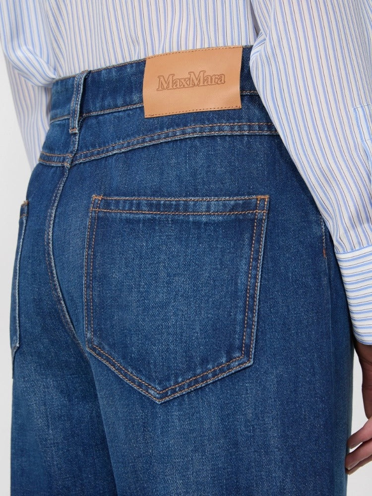 MAX MARA Jeans Palude Baggy DENIM-Blu